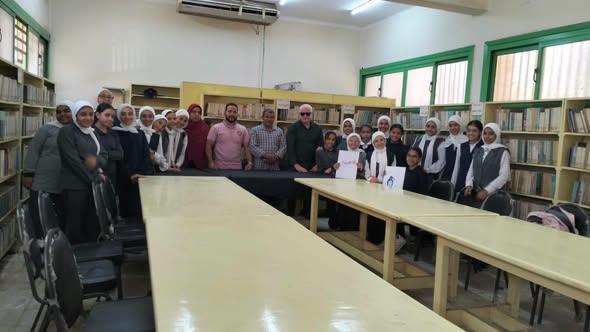 مكتبة المنفلوطي تناقش أهمية التغذية السليمة في محاضرة تثقيفية توعوية بعنوان «صحتي في غذائي»