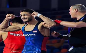 البطل المصري مصطفى حسين يتأهل إلى نهائي بطولة العالم للمصارعة الرومانية