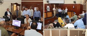 نائب محافظ بني سويف يتفقد الاختبارات القبلية للمتقدمين لبرنامج إعداد قيادات الصفين الثاني والثالث