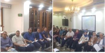 رئيس مياه كفرالشيخ يجتمع برؤساء قطاعي المشروعات والتخطيط ويؤكد على وصول الخدمة للمواطن وجودة مياه الشرب 