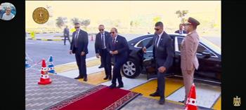 الرئيس السيسي يصل إلى مقر انعقاد افتتاح منتدى العلمين -أفريقيا للأعمال 