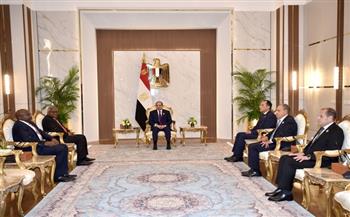 الرئيس السيسي يعرب عن اعتزاز مصر بالمسيرة المهنية المتميزة لدانجوتي