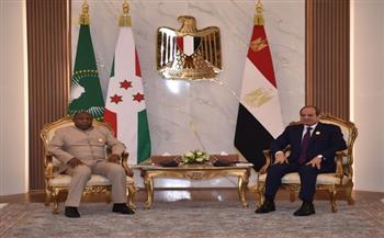 الرئيس السيسي يؤكد لرئيس الاتحاد الأفريقي دعم دور الاتحاد في تسوية النزاعات والأزمات بالقارة