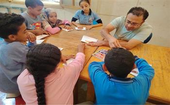 ورشة رسم وتلوين بقصر ثقافة ملوي لتنمية المهارات الفنية