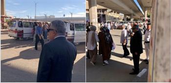 محافظ الدقهلية يقوم بجولة مفاجئة بمواقف سيارات سندوب بالمنصورة