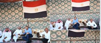 محافظ جنوب سيناء يجري زيارة لتجمع طوبيا البدوي بطابا ويلتقي الأهالي لبحث احتياجاتهم  