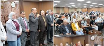 رئيس جامعة المنصورة يترأس لجنة مناظرة الطلاب ذوي الإعاقة للالتحاق بكليات الجامعة