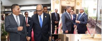 محافظ القليوبية يستقبل رئيس مجلس الدولة بديوان عام المحافظة ويؤكد دعم التعاون مع المؤسسات القضائية