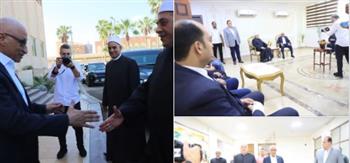 محافظ شمال سيناء يستقبل وكيل الأزهر الشريف وقيادات الأزهر