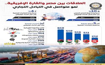 "إعلامي الوزراء": نمو متواصل في التبادل التجاري بين مصر ودول القارة الإفريقية