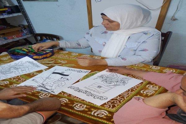 "أكتوبر في عيون الأطفال" .. أنشطة فنية وتعريفية ببيت ثقافة أبو حشيش