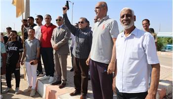 رئيس جامعة قنا يطلق إشارة بدء ماراثون الطلاب احتفالًا بذكرى انتصارات أكتوبر