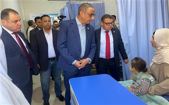 محافظ الجيزة يفتتح وحدة لرعاية الأطفال وقسمًا للسكتة الدماغية بمستشفى البدرشين ويؤكد دعم الخدمات الطبية