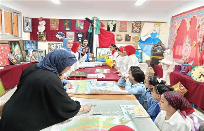 قصور الثقافة تحتفل بذكرى نصر أكتوبر بأنشطة متنوعة في مدارس دمياط   
