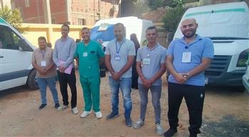 قافلة طبية بإنشاص البصل تخدم 2495 مواطنًا وتحيل 11 حالة لإجراء عمليات بالشرقية