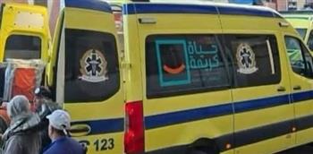 حروق متفرقة لطفل إثر انسكاب ماء مغلي عليه بالخطأ في فاقوس