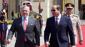 الرئيس السيسي يستقبل اليوم العاهل الأردني لعقد مباحثات لتعزيز التعاون بين البلدين