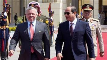 الرئيس السيسي يستقبل اليوم العاهل الأردني لعقد مباحثات لتعزيز التعاون بين البلدين