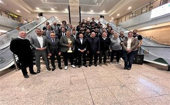 وزير الرياضة يستقبل بعثة منتخب اليد بعد التتويج ببطولة أفريقيا.. صور 