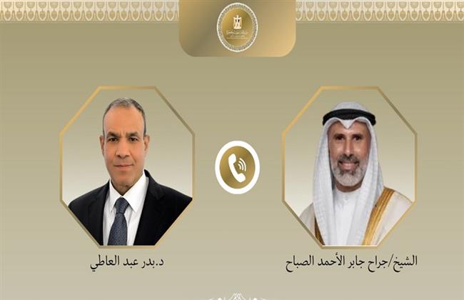 وزير الخارجية يهنئ وزير خارجية دولة الكويت الجديد بتوليه مهام منصبه