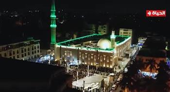 بث مباشر لصلاة التراويح من مسجد الحسين على قناة الحياة في رمضان 2026