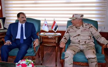 محافظ سوهاج يستقبل قائد الجيش الثالث لافتتاح وتفقد عددًا من مشروعات "حياة كريمة"