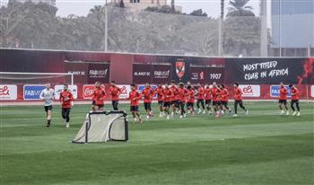 الأهلي يؤدي تدريباته بدون راحة استعدادًا لمباراة البنك الأهلي