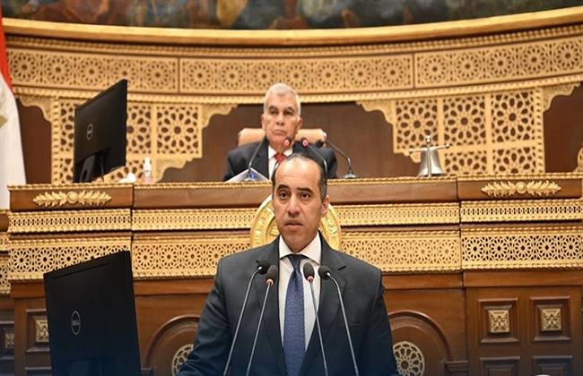 المستشار محمود فوزي يوضح سياسة الحكومة لحماية الأطفال من مخاطر الإنترنت أمام مجلس الشيوخ