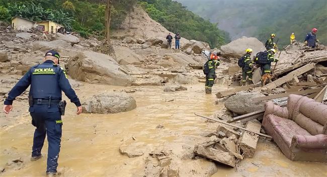 أمطار استثنائية تودي بحياة 13 شخصًا في كولومبيا