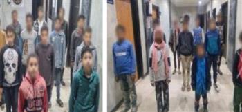 ضبط 14 متهمًا باستغلال الأطفال في أعمال التسول بالجيزة