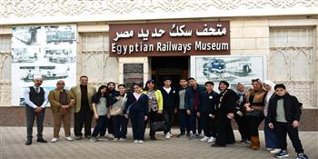 "سكك حديد مصر" تواصل استقبال طلاب المدارس بمتحف السكة الحديد بالقاهرة ضمن بروتوكول التعاون مع «التعليم»
