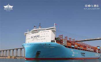 في أولى رحلاتها البحرية عبر القناة.. قناة السويس تشهد عبور سفينة الحاويات ASTRID MAERSK 