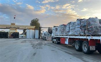 الهلال الأحمر يواصل دعمه لغزة بقافلة «زاد العزة» 136.. وجهود إنسانية متواصلة بمعبر رفح 