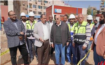 رئيس مياه سوهاج يتفقد أعمال تأهيل وتوسعة محطة مياه غرب سوهاج 