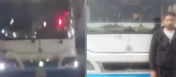 ضبط قائد "ميني باص" يسير عكس الاتجاه بالمطرية دون رخصة قيادة