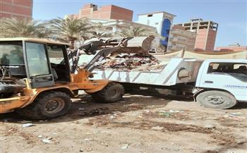 جهود مكثفة في مدينة ناصر ببني سويف بملفات النظافة وتحسين مستوى الخدمات المقدمة للمواطنين