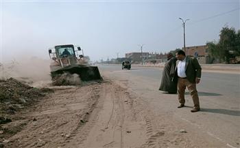 مدينة الواسطى ببني سويف تواصل متابعة في ملفات النظافة ومواجهة التعديات