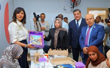 «صناع الخير» تفتح «مركز استدامة» للحرف اليدوية والتراثية بإحدى قرى أسوان