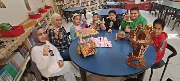 مكتبة الفيوم للطفل تتزين لاستقبال شهر رمضان في أجواء احتفالية مبهجة