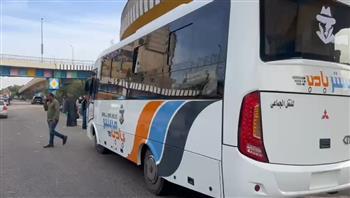 محافظ قنا يتابع أعمال تشغيل الأتوبيسات الجديدة لتخفيف التكدس بين الركاب 