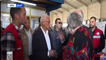 سفيرا فنلندا والسويد يتفقدان المركز اللوجيستي للخدمات في العريش