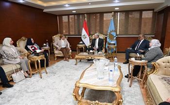 سحر السنباطي تلتقي محافظ الغربية لبحث التعاون المشترك في ملف دعم الأطفال