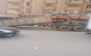 محافظة الجيزة تدعم منطقة المنشية فيصل بحاويات كبيرة للنظافة لتحسين كفاءة المنظومة
