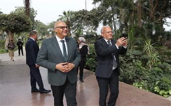 محافظ القليوبية يصطحب سفير السويد في جولة للقناطر الخيرية 