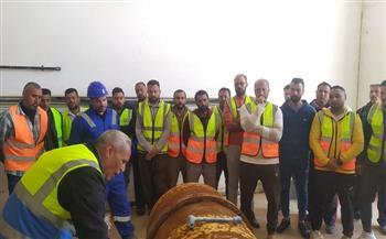 مياه الشرب بالبحيرة تنفذ تدريبًا ميدانيًا مكثفًا في السلامة والصحة المهنية بمحطة معالجة ليديا