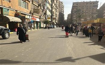 محافظة الجيزة تمنع إقامة سوق الجمعة العشوائي بشارع الدكتور لاشين بحي الهرم