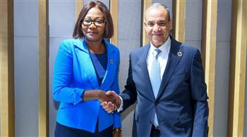 وزير الخارجية يلتقي وزيرة خارجية جمهورية أفريقيا الوسطى 