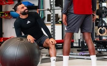 صلاح يشارك في تدريبات استشفائية لفريق ليفربول قبل لقاء برايتون