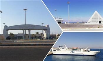 ميناء نويبع البحري بجنوب سيناء يشهد تداول 6300 طن بضائع و402 شاحنة