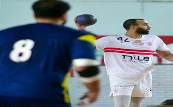 فوز يد رجال الزمالك على الجزيرة بدوري المحترفين ويواجه اصحاب الجياد الاثنين 